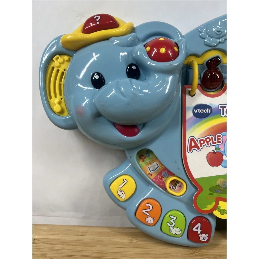 VTech Touch & Teach Elephant Electronic‎ Interactive Toy Educational TESTED